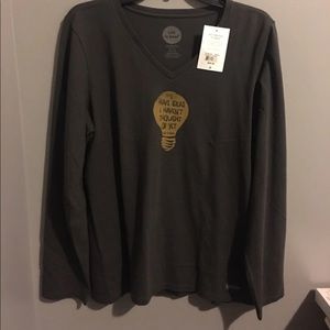 NWT Women’s Long Sleeve Life is Good Tee